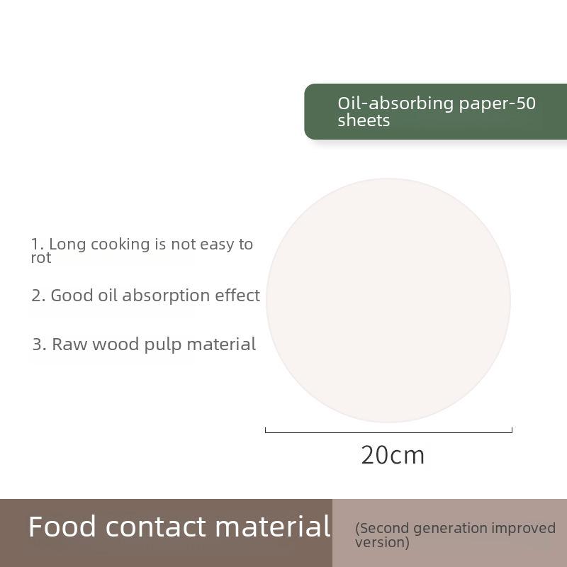 Oil Absorbing Paper for Soup and Stew: Food-Grade Kitchen Oil Filter Film