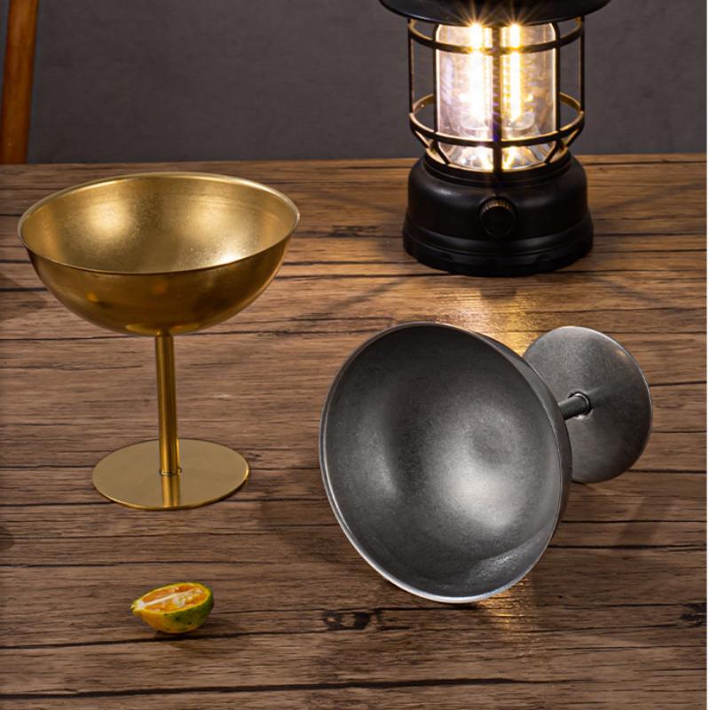 Multipurpose Stainless Steel Goblet for Serving Ice Cream and Fruit Desserts
