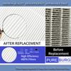 PUREBURG Replacement True HEPA Filter Compatible with PHILIPS AC0850 800 Series Air Part Number AC0830 AC0820 AC0820 AC0819 Part Pack of 2 AC0850/85