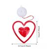 Waterproof Heart Curtain Fairy Light Creative Suction Cup Atmosphere Light  Proposal Ceremony