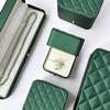 Hot-selling car line PU leather jewelry ring box, rounded corner PU leather jewelry box set, high-end PU leather jewelry box.