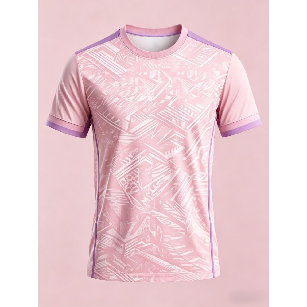 Men Line Badminton T-Shirts Table Tennis Breathable Training Sports Tees Women Tennis Short Sleeve Running Quick Dry Clothing