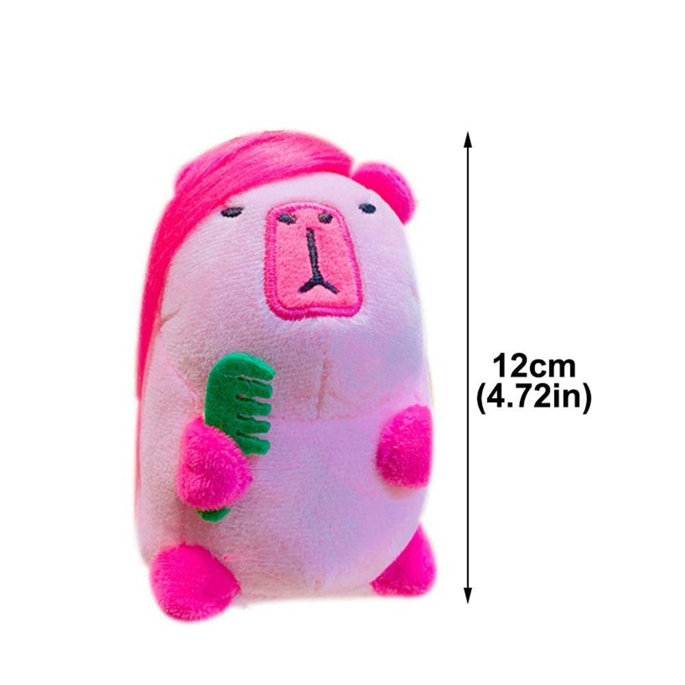 Bag Pendant Long-haired Capybara Doll Pendant Hanging Bags Decor Capybara Worm Doll Pendant