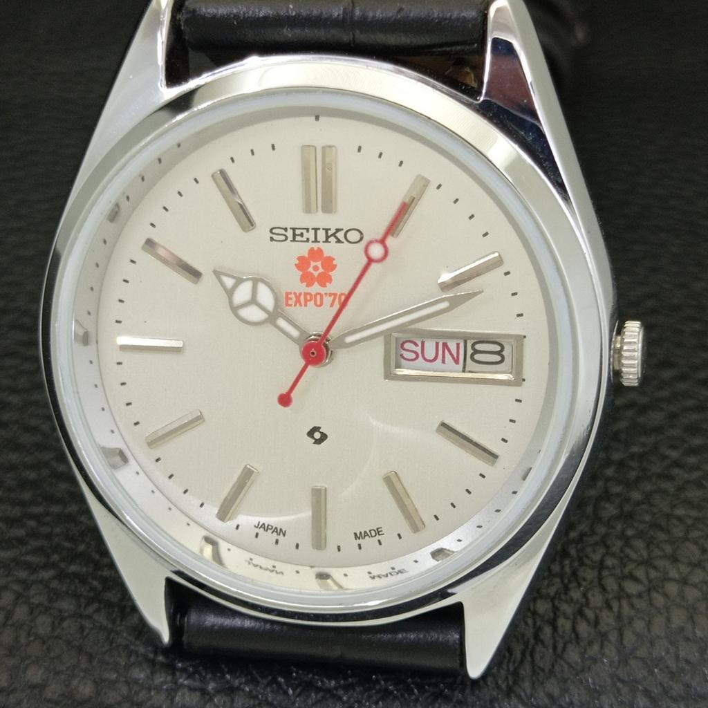 ВИНТАЖНЫЕ ОТРЕМОНТИРОВАННЫЕ МУЖСКИЕ ЧАСЫ SEIKO EXPO 70 АВТОМАТИЧЕСКИЕ 6309A ЯПОНИЯ a441921-9