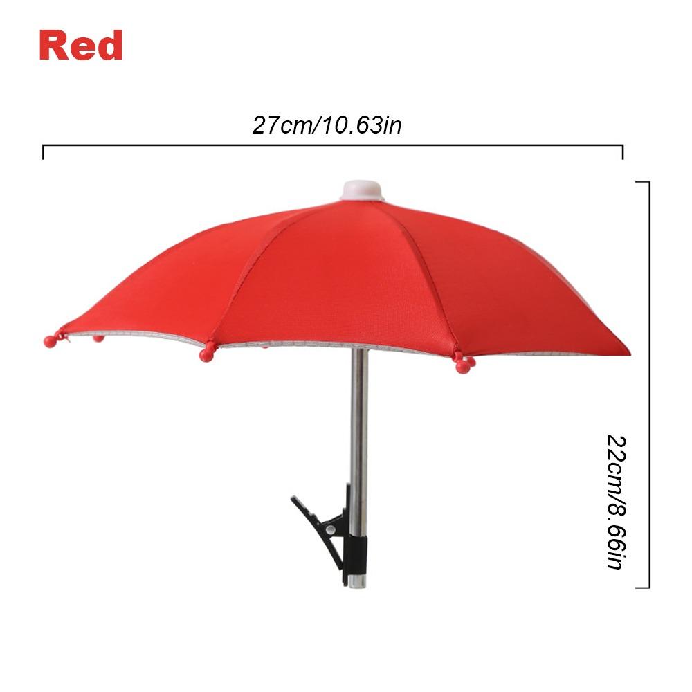 Anti-Glare Phone Umbrella Holder With Clip Phone Fixed Clip Electric Vehicle