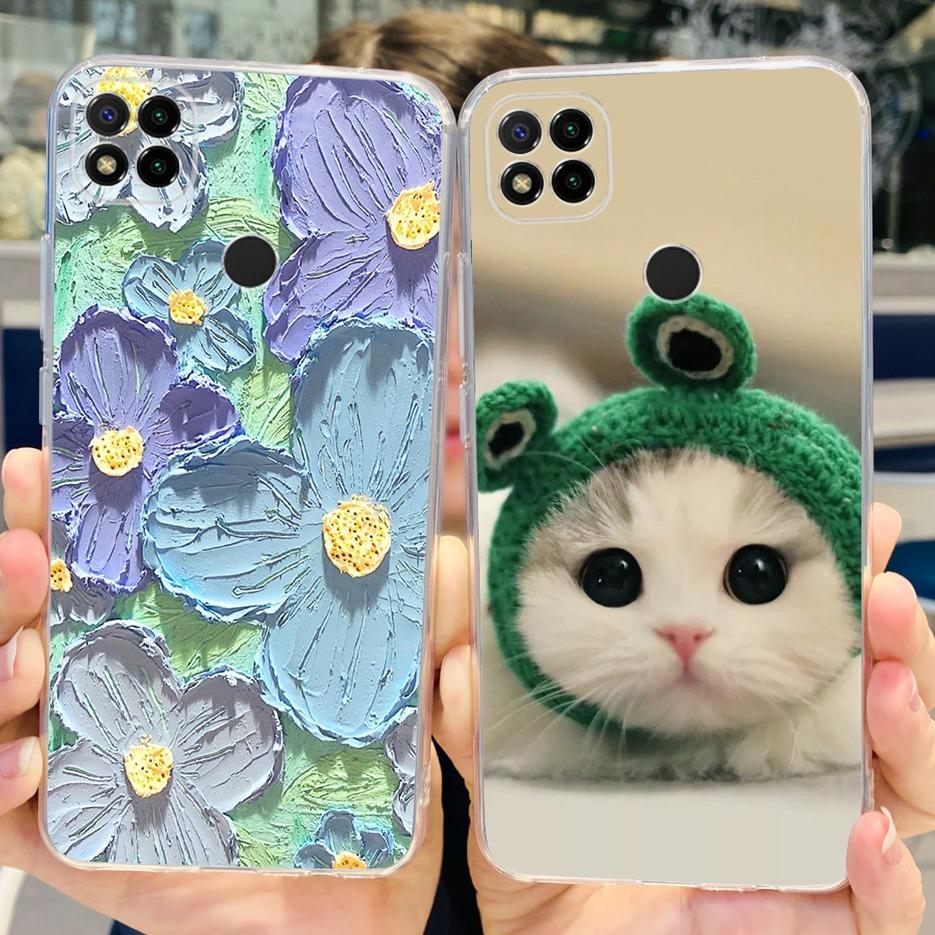 Чехол для Xiaomi Redmi 9C Милый Космонавт Мягкий Силиконовый Чехол для Телефона Для Xiaomi Redmi 9C NFC 9 C Redmi9C Задняя Крышка 6.53'' Funda Capa