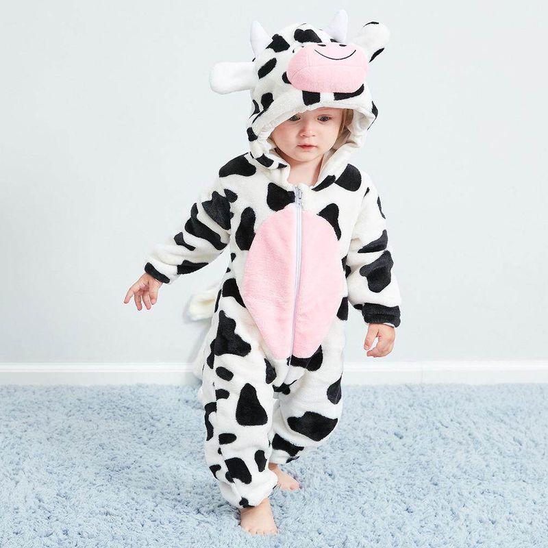 Newborn Baby Child Animal Jumpsuit Performance Wear Baby Cute Crawling Suit Baby Flannel Pajamas Costumes