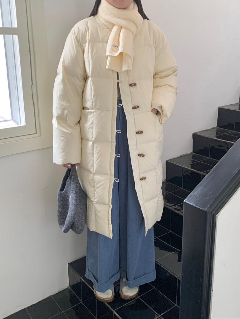 Длинная роговая пряжка пуховик женский 2024 зима новый высококачественный милый свободный теплый пиджак