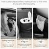 Waterproof Magnetic Adsorption Storage Bag Leather Seat Hanging Trash Can  Car Interior Supplies