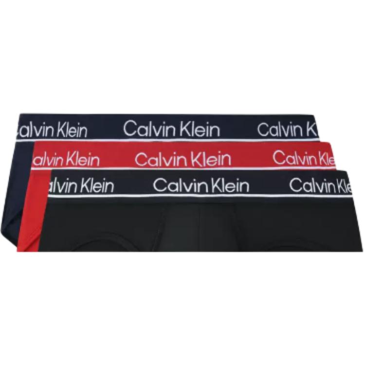 Calvin Klein SS22 Принт с логотипом Высокая эластичность Легкий Дышащий Треугольные Трусы Мужские трусы NP2442O-0CO