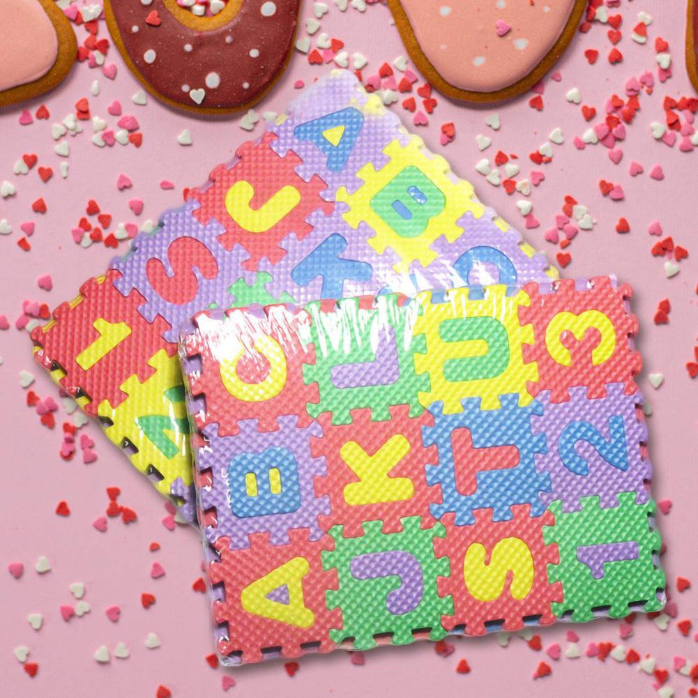 36 шт., детский игровой коврик-головоломка из пенопласта, детский мини-пенопластовый коврик с буквами алфавита и цифрами, напольный коврик 5x5 см, детский игровой коврик для ползания, развивающие игрушки