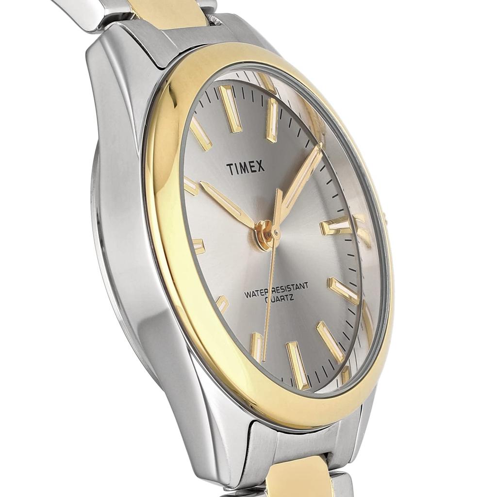 [TIMEX] Watch Timex Highview Silver Dial Brass Mineral Glass Quartz 32MM America Watch TW2V26400 Women's Gold