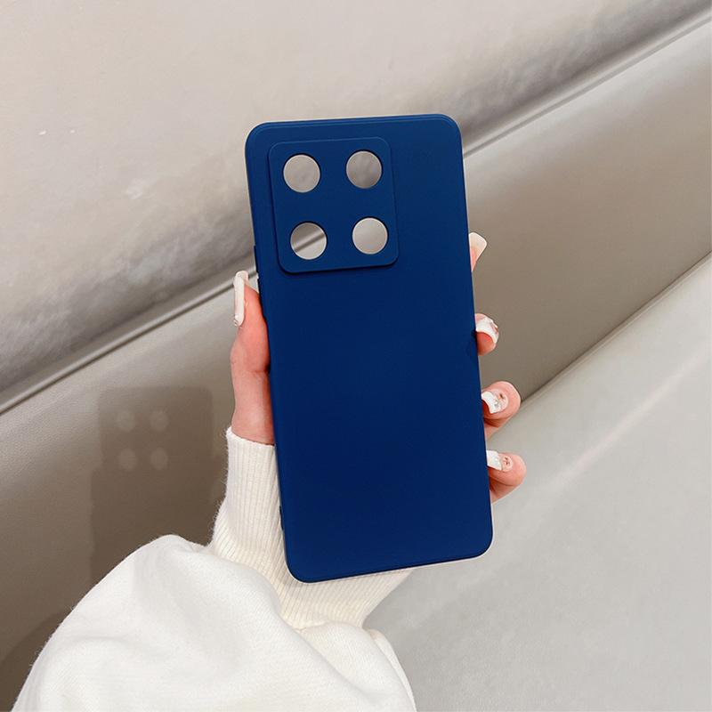 Жидкий силиконовый чехол Infinix Cube для телефонов Tecno и Itel