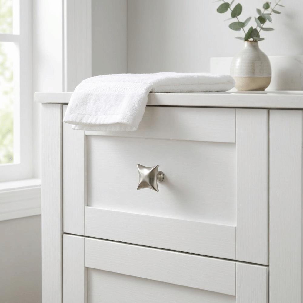 Four Point Star Drawer Pulls Modern Minimalist Furniture Handles Cabinet Knobs Indoor Furniture