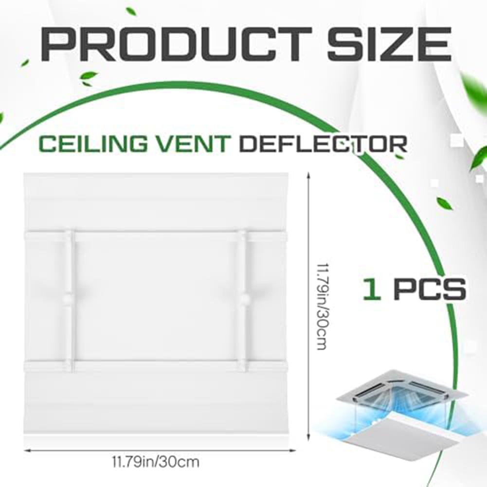 Регулируемая крышка вентиляционного отверстия Аксессуар для ОВКВ Дефлектор вентиляционного отверстия кондиционера Материалы АБС и ПВХ Предназначен для подвесных потолков