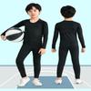 Boys Compression Tights Sets Running Training Fitness Sports Breathable Quick Drying Long Sleeve T-shirt