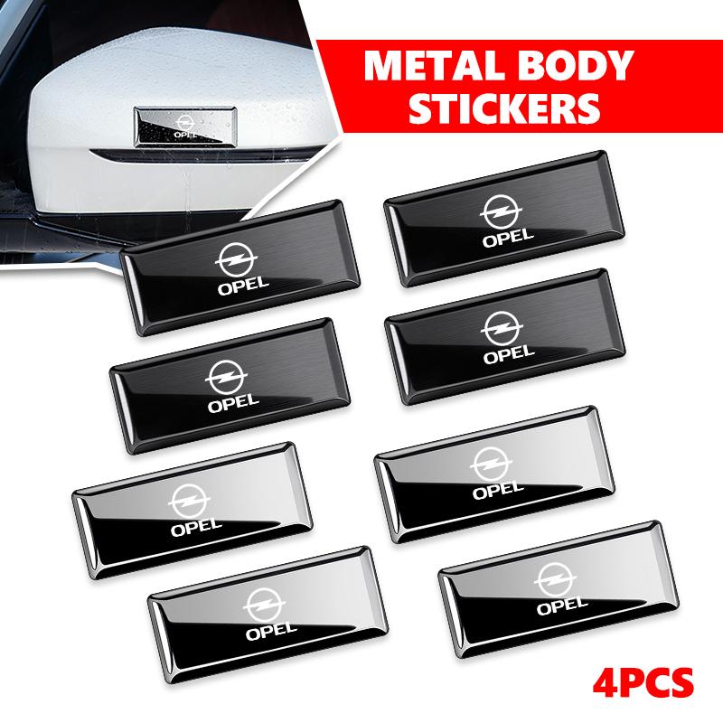 For Opel Car Logo Body Sticker Aluminum Alloy Emblem Auto Stickers Insignia Astra G J F K Vectra C H Corsa C B D Omega