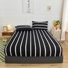 Stripe Style Bed Cover Home Fitted Sheet King Size Printed Bed Sheets 90X200Cm Mattress Cover Couvre Lit (No Pillowcase)