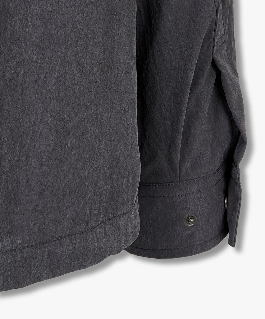 Studio Tomboy [Men] Shirt-Style Jumper With Hem Drawstring Detail_Charcoal 91M6213212