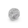 Swarovski Hyperbola Fashionable Versatile Trendy Rhodium Plated Zirconia Ring Women rings White 5598341