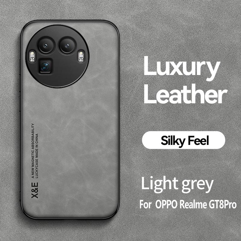 Магнитный кожаный чехол для телефона для Realme GT8 Pro GT8 Pro RealmeGT8Pro Ударопрочный силиконовый мягкий чехол