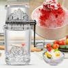 Hand Ice Crusher Machine for Home Use with Stainless Steel Blades and Suction Base Manual Hand