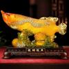 Chinese Style Zhaocai Lucky's Annual Surplus Goldfish Office Living Room Decoration Housewarming Opening Gift