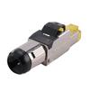 BAAJ-12 шт. Безвинтовой экранированный штекер RJ45 Cat 8, штекер для полевой заделки Cat8, разъем Cat8, штекер Cat8