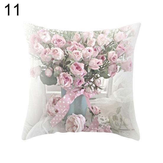 Защитная подушка с квадратной розой в стиле кантри, чехол для подушки, постельные принадлежности