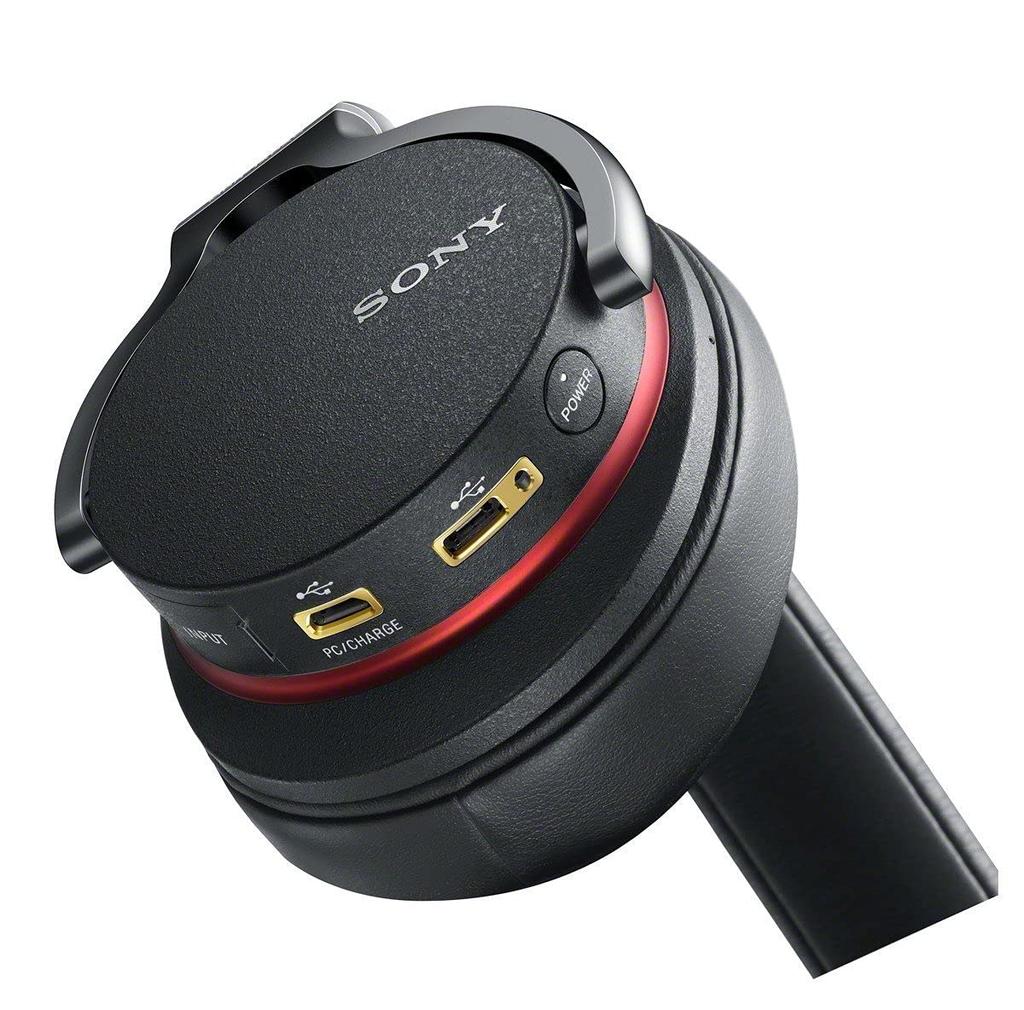 SONY Headphones with USB DAC Compatible with Audio Closed-Back Function, Hi-Res Sources, Black, MDR-1ADAC/B