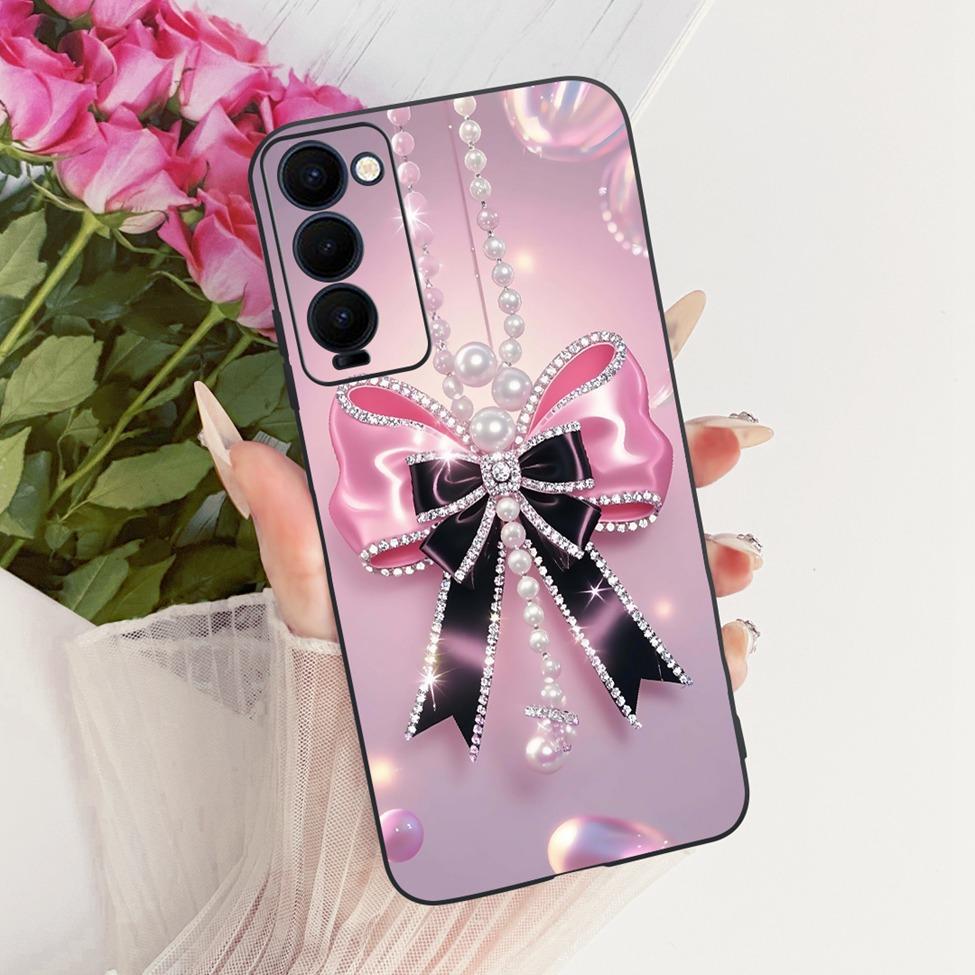 Case For Tecno Camon 18 Cover Cute Cat Fashion Butterfly Funny Painted Casing Tecno CH6 CH6n