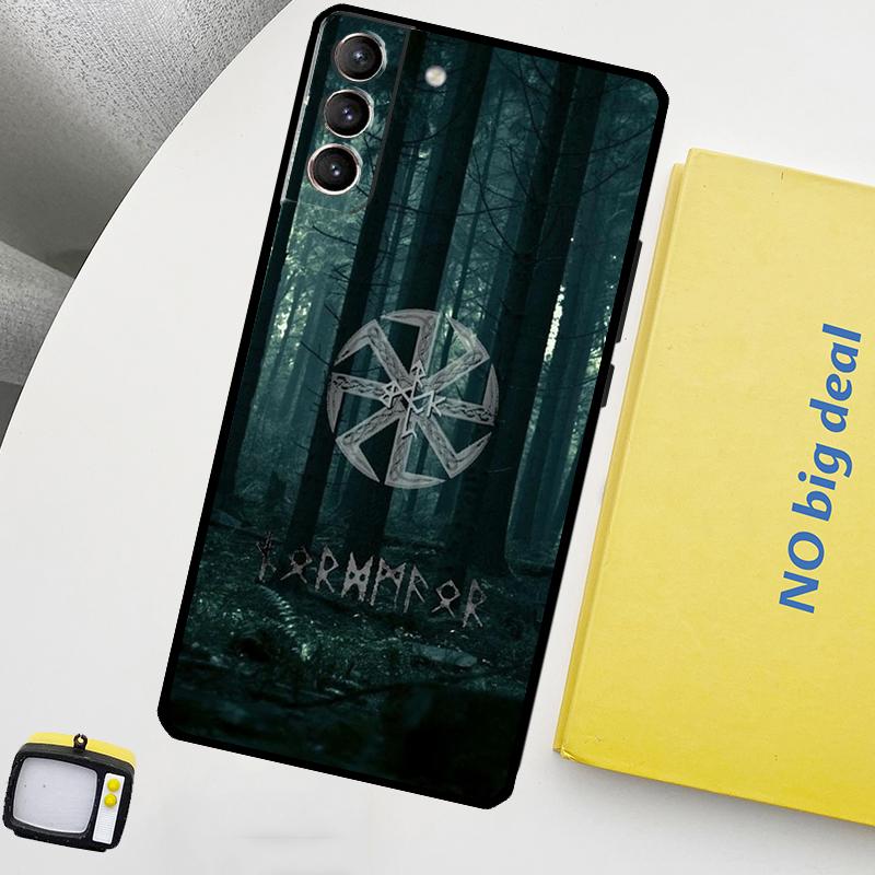 Лесные скандинавские руны Чехол для Samsung Galaxy S22 Ultra S23 FE S9 S10 Note 10 Plus Note 20 Ultra S20 S21 FE