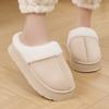 Platform Women Home Slippers Plush Warm Thick Bottom Slides Breathable Soft Non-slip Slippers Indoor Outdoor Men Casual Slippers