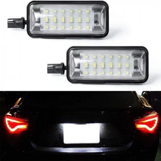2Pcs LED License Plate Light SU00302542 For Subaru Legacy Impreza WRX Crosstrek