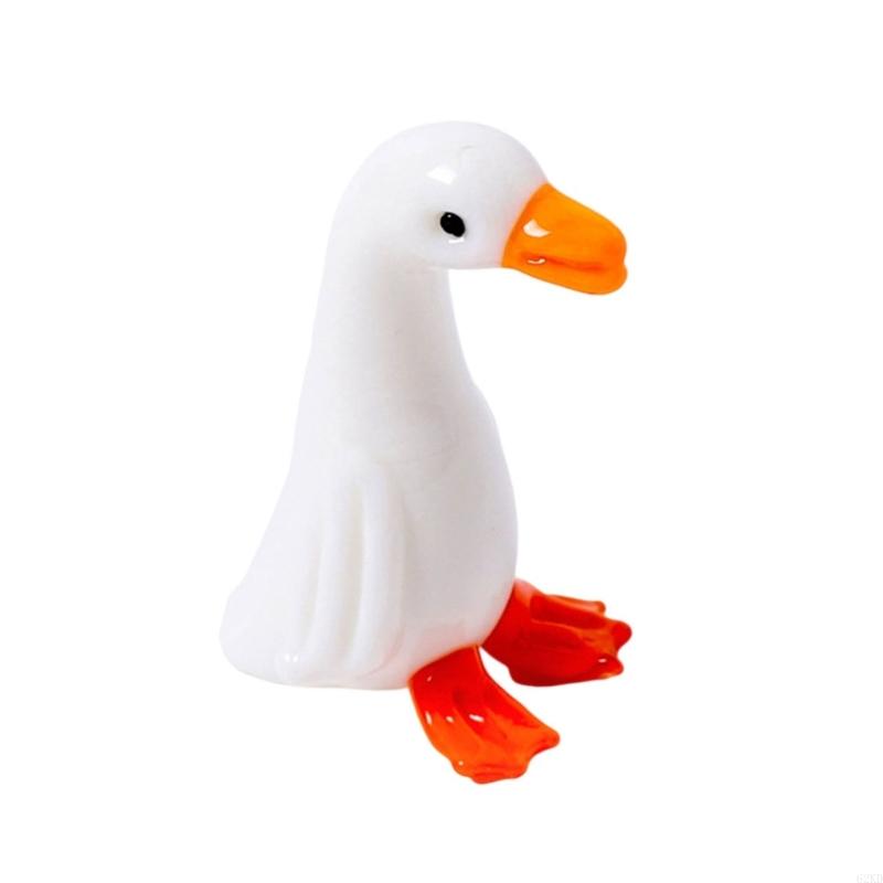 62KD Стеклянная фигурка семьи уток Домашние и офисные настольные аксессуары Садовое украшение