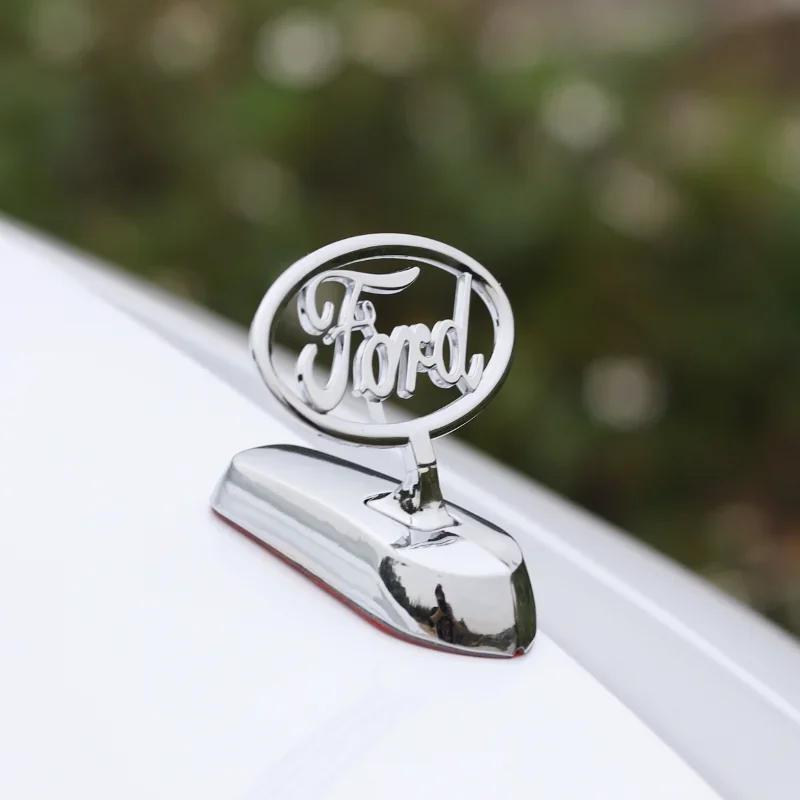 Car Hood Emblem Sticker for Ford Mustang Shelby Focus 2 Ranger Mustang Kuga Mondeo Explorer Ecosport Galaxy Transit Front Badge ws33