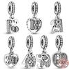 New 925 Sterling Silver Age Celebration Dangle Charm Beads Fit Sweet Fasion Bracelet &Necklace Jewelry Making Women Gift