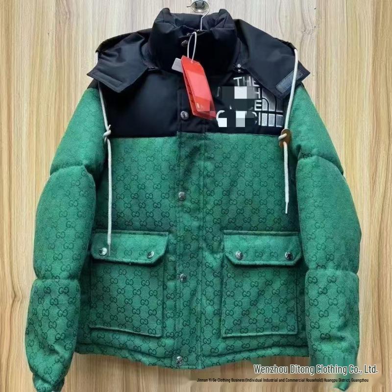 Унисекс Зимняя Пуховая Куртка Cross2025 - Высокая Версия с Капюшоном, Универсальная, Плотная и Теплая