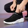 Men's Breathable Sneakers Running Shoes Men and Women Ultralight High Elastic Socks Shoes Tennis Sports Black Shoes