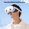 PU Leather Face Mask 3-in-1 Facial Interface Bracket Replacement Kit for Meta Quest 3S