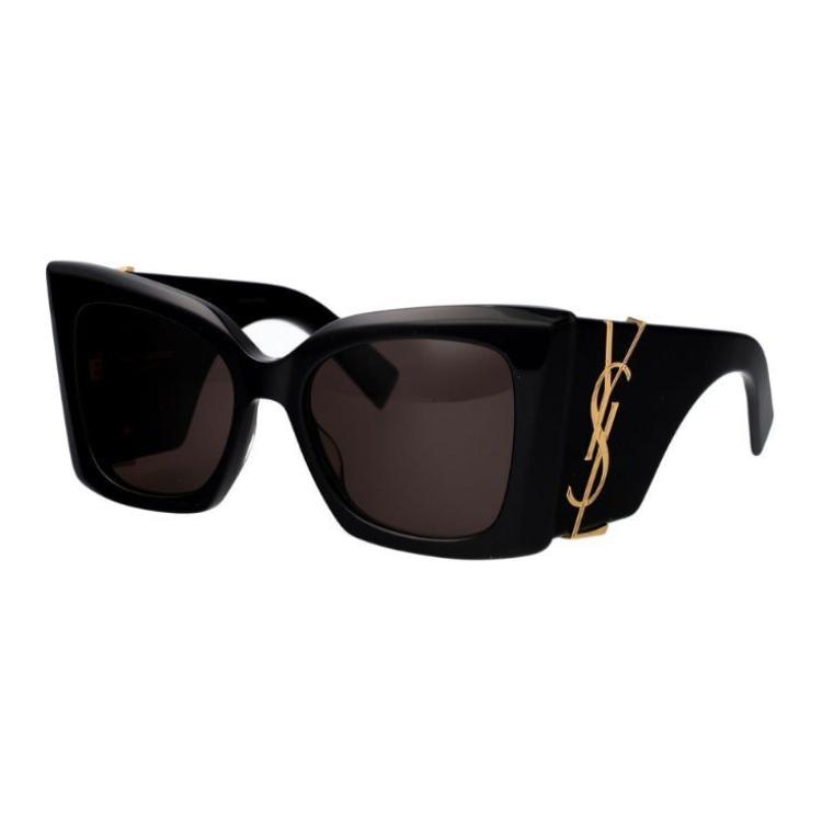Saint Laurent Cat Eye Sunglasses With Logo Women sunglasses Black SLM119-001
