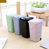 Plastic Mini Desktop Flip Trash Can Desktop Mini Dustbin