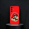 M-Mario Cartoon Phone Case For Samsung S25,S24,S21,S22,S23,S30,Ultra,S20,Plus,Fe,Note,5G Black Cover