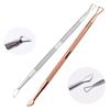 Manicure Tool Stainless Steel Triangle Rod Nail Polish Remover UV Gel Clean Stick Cuticle Pusher