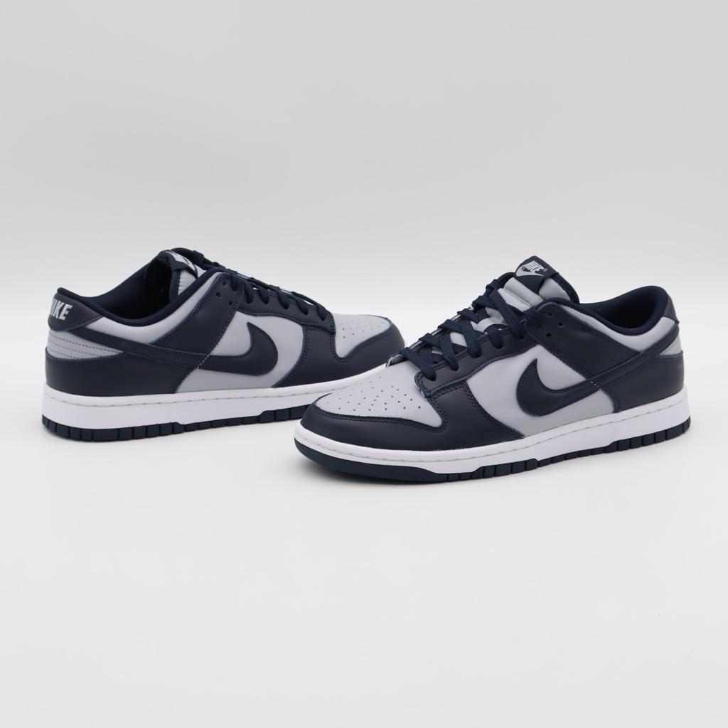 DD1391-003 Nike Dunk Low Georgetown Championship Grey Navy Wolf Gray (Мужской)