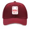 Playing Bridge Card Game Typography Hip Hop hat Fashion Outdoor Sports Sandwich Baseball Cap