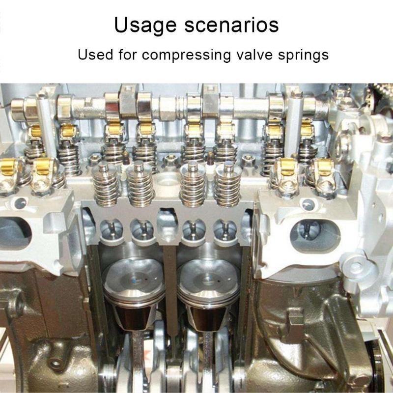 Универсальный автомобильный двигатель с верхним клапаном, пружинный компрессор, установочный инструмент, пружинный компрессор