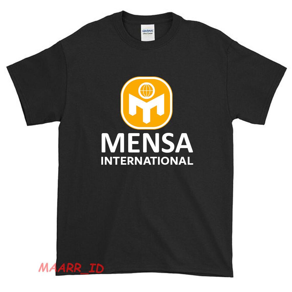 New Mensa International Logo American Funny T Shirt USA size S-XXL Unisex T-Shirt