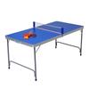 Складной уличный стол Living Out/Семейный стол для пинг-понга, Синий, 83 см шириной x 162 см глубиной x 70 см высотой, Сборка не требуется, Включает сетку, ракетки и