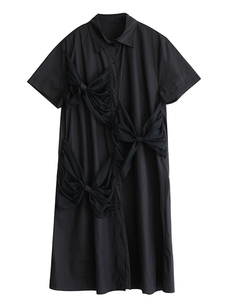 Xitao Однобортное платье в сеточку в стиле пэчворк GYX1565